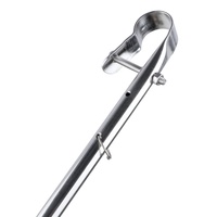 7/8 "-1 1/4" Montaje en riel de acero inoxidable Barco Púlpito Personal Barco Yate Bandera Marina Poste