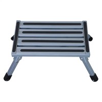 Escabeau télescopique pliable en aluminium léger EN 131 H.T.D HTD-X003, design moderne, plateforme 47,5x30cm, capacité 150kg, 1 unité