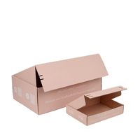 Direktverkauf ab Werk: Gewellte Faltbare Kleidungs-Papierboxen, Matte Versandkartons für Geschenk- und Versandverpackungen
