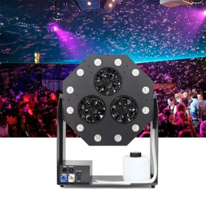 Machine à bulles de haute qualité 120W à rotation automatique avec 12 LED RGBW DMX pour mariage, activité en plein air, fête - Product Image 1