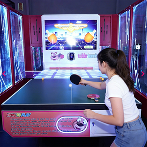 SQactivaPlay <span class=keywords><strong>Jeu</strong></span> de sport interactif en réalité augmentée pour intérieur, simulateur de <span class=keywords><strong>ping</strong></span>-<span class=keywords><strong>pong</strong></span>, <span class=keywords><strong>jeu</strong></span> vidéo d'arcade à monnayeur, table de <span class=keywords><strong>ping</strong></span>-<span class=keywords><strong>pong</strong></span> en métal - Product Image 1