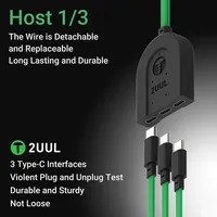 Câble d'alimentation 2UUL Power Boot Cable PW02 PW04 pour démarrage de batterie iPhone 7-16ProMax, Samsung, Xiaomi – Câble de test pour alimentation