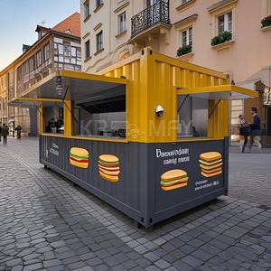 Quiosco de Acero Prefabricado para Exteriores con Panel Sándwich y Diseño de Cafetería Desplegable, Móvil y Transpirable - Product Image 3