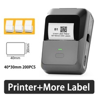 Etiket yazıcı P2 barkod yazıcı mavi diş taşınabilir termal etiket makinesi için telefon/tablet/pc/mac