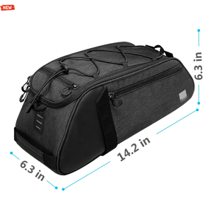 <span class=keywords><strong>Bolsa</strong></span> y Cajas de Equipaje Plegables de Nailon Impermeables para Bicicleta, Portaequipajes Trasero para Accesorios de Viaje - Product Image 2