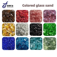 Sable de verre de haute qualité, écologique, lumineux et coloré, 8 mm, pour la décoration de la maison, aquarium décoratif