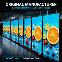 Écran d'affichage numérique LED couleur pleine, pliable, sur pied, avec roues, P2.5, affichage publicitaire intérieur, résolution 8K, HDR 1000
