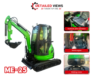 Mini Excavadora de 2.5 Toneladas con Motor EPA 5, Nueva Mini Excavadora Pequeña de Orugas para Granja en Venta - Product Image 2