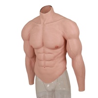 Traje de Músculos Falsos de Silicona con Aspecto de Piel Natural, Cuerpo Musculoso, Ajuste Europeo, Brazos y Pecho Esculpidos, para Disfraces de Halloween y Cosplay