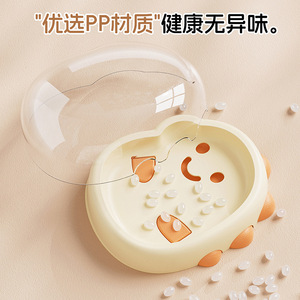 Cartoon Soap Dish With Lid Irregular Shape Deck Mount Drainable For Bathroom Countertop Multiple Colors Available - Product Image 3
