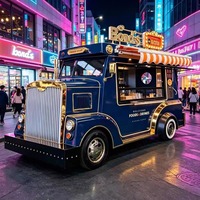 Camion de restauration mobile à vendre en Allemagne, camion de cuisine mobile avec cuisine complète, homologué CE, construit sur mesure en acier inoxydable, remorquable