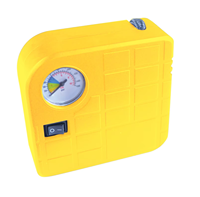 Compresseur d'air portable de marque en ABS, mini 12V, avec manomètre analogique, gonflage rapide, certifié CE, pour le gonflage des pneus de berlines et de SUV
