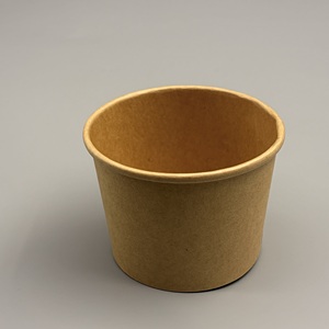 Bol alimentaire rond jetable en papier, récipient pour le déjeuner résistant à la chaleur, pour la restauration, les repas chauds et froids - Product Image 2