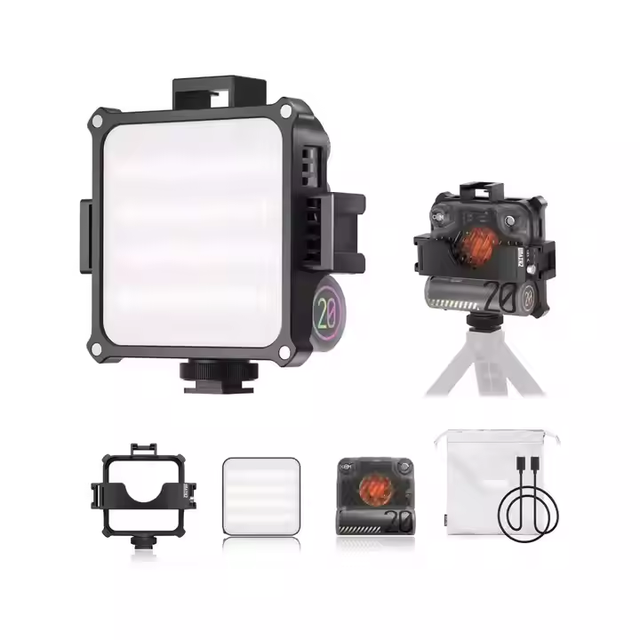 Zhiyun M20 M20C Pocket 20W RGB LED Video Light 2500K-10000K Photography Lights App Control for Portrait Shooting Studio