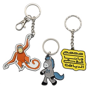 ขายส่งจากโรงงาน พวงกุญแจโลหะผสมแบบกำหนดเองพร้อมโลโก้ 2 มิติ ของขวัญ จี้การ์ตูน อุปกรณ์เสริมเคลือบอ่อนและแข็ง ทนทาน กันน้ำ - Product Image 6