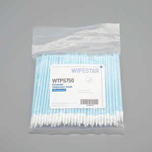 Hisopos de Limpieza de Poliéster WIPESTAR, Hisopos de Dacrón Pequeños <span class=keywords><strong>con</strong></span> Punta y Varilla de PP Sin Pelusa para Salas Limpias, Dedos de Oro, Semiconductores - Product Image 3