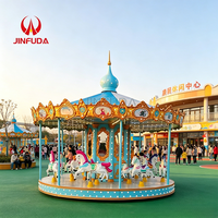 Promotion extérieure : Manège pour enfants et adultes, carrousel à chevaux pour parc d'attractions
