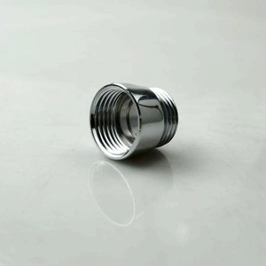 1/2 à 1/2 Capuchon <span class=keywords><strong>de</strong></span> conversion fileté pour robinet Finition chromée Anti-éclaboussures Configuration sans effort - Product Image 2