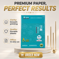 Papier copie double A4 Hanmei pour usage scolaire et de bureau, 70 g/m², blanc, robuste