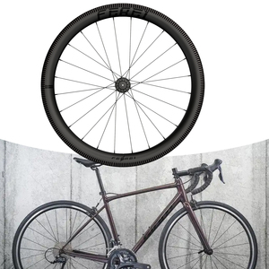 Jeu de roues 20H avant 24H arrière / Compatibilité Freehub Système de freinage V-Brake Jante carbone <span class=keywords><strong>Ferei</strong></span> 21mm 700C UD 4 cliquets Tubeless - Product Image 1