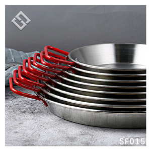 Poêle plate en acier inoxydable pour fruits de mer coréens pour nouilles Pots plats à soupe Casseroles Friteuse Plats - Product Image 5