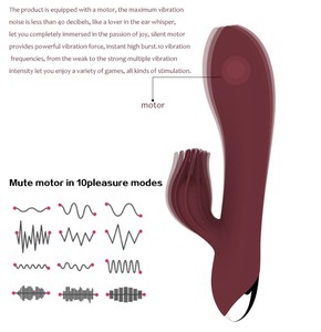 Jouets sexuels Vibromasseur Rabbit avec sensation de toucher réel, design à ventouse et vibrations pour un plaisir confortable - Product Image 2