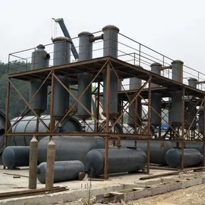 Waste Plastic / Rubber / Tyre To Fuel Oil Pyrolysis Plant