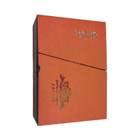 Boîtes d'expédition en carton ondulé noir de luxe personnalisées en usine boîte-cadeau de luxe en papier avec gaufrage à couvercle rabattable manipulé