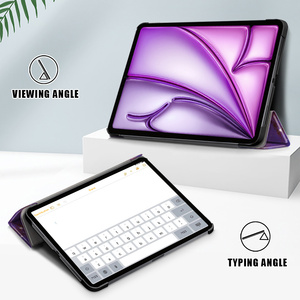 Vente en gros étui à trois volets pour tablette intelligente PC PU en cuir pour <span class=keywords><strong>iPad</strong></span> Air/<span class=keywords><strong>Pro</strong></span> 13 pouces 2024 - Product Image 2
