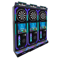 Machine de jeu de fléchettes électronique à pièces personnalisée avec prise américaine pour les centres de divertissement d'arcade (âge > 8 ans)