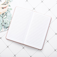 Ensemble de cahiers A6 à paillettes avec stylo à bille Journal rose avec logo personnalisable Boîte-cadeau de papeterie pour dames pour promotions