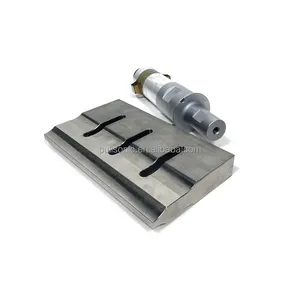 Piezoelectric Ultrasonic Transducer And Titanium Alloy Sonotrodes 220x8mm Tool Head For Plastic Welder
