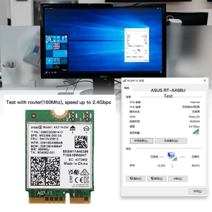 Carte réseau AX211Ngw <span class=keywords><strong>Wifi</strong></span> 6E M.2 Cnvio2 <span class=keywords><strong>Tri</strong></span> Band 802.11Ax Bluetooth 5.2 - Product Image 5