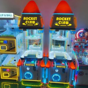 Video <b>Game</b> Entertainment Equipment - Rocket <b>Claw</b> Gift Clip, Gift <b>Machine</b> Keychain, Toy, Prize Grab <b>Game</b> Console - Product Image 3