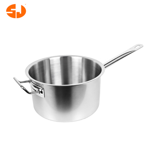 <span class=keywords><strong>Pot</strong></span> à lait Marmite en acier inoxydable avec fond épais à long manche - Product Image 2