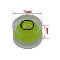 Niveau à bulle circulaire à montage sur bride pour nivellement de plateformes de machines-outils, logo personnalisé