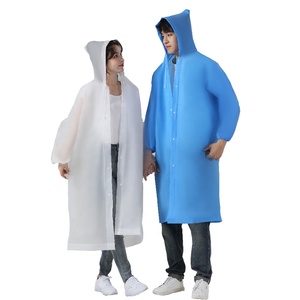 Manteau <span class=keywords><strong>de</strong></span> <span class=keywords><strong>pluie</strong></span> biodégradable réutilisable <span class=keywords><strong>de</strong></span> haute qualité en gros <span class=keywords><strong>veste</strong></span> imperméable Eva transparent - Product Image 5