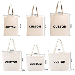 Spot 30*35, 35*40Cm Reusable Ladies Student Shopping Solid Color <b>Canvas</b> <b>Bag</b> - Product Image 5