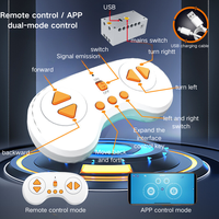PANDAS 3 1 Versión Dinámica, Juego de Bloques de Construcción RC Programables por APP, Robot Espacial Educativo, Juguetes Científicos de Ensamblaje DIY