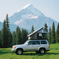 Tente de toit rigide en aluminium LLOYDBERG X-Hinges, imperméable, pour SUV, camion, camping, tentes de toit rigides