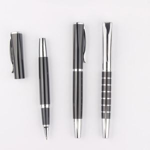 Wholesale Custom Logo Engraved Printed Metal Bank Gel <b>Pen</b> With Material Stainless Steel Classic for Office Stationery - Product Image 1