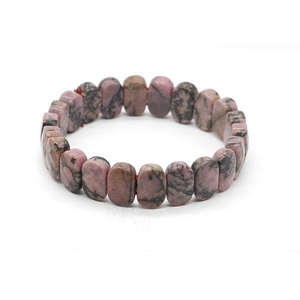 Bracelet de guérison des chakras, fabricant de bracelets en pierres précieuses naturelles, bracelet large en cristaux mélangés, bracelet en pierres pour femmes et hommes - Product Image 3