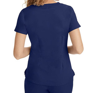 Factory Manufacturing Professional Medical <b>Scrub</b> <b>Set</b> for Women's New Design High Quality Cotton Polyester Custom Logo Uniforms - Product Image 3