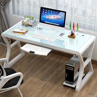 Bureau d'ordinateur de bureau à hauteur réglable en bois moderne pour bureau à domicile chambre à coucher étude