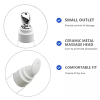 Baume à lèvres teinté SPF 50 personnalisé, longue tenue, végétalien, nourrissant à la vitamine E, applicateur en céramique métallique, marque privée