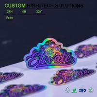 Autocollant holographique personnalisé effet Nébuleuse Cosmique Arc-en-ciel Éclat d'étoile Bordage Nuage Vente en Gros Qualité Professionnelle Premium Pro