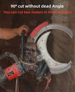 Motor sin escobillas eléctrico de alta frecuencia de 220V, máquina de corte de piedra de mano, máquina de sierra de anillo de hormigón portátil - Product Image 6