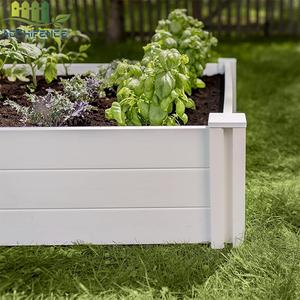 Pvc planter बॉक्स बाड़ लगाना वाटरप्रूफ टिकाऊ सौंदर्य अपील उद्यान शेड - Product Image 2