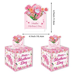 Fête des mères décoration tirelire drôle papier boîte-cadeau pour les parents et <span class=keywords><strong>maman</strong></span> pour les cadeaux de Noël en espèces - Product Image 2