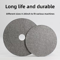 Bailiang 0000 #   Disque de polissage en laine d'acier à fibres longues pour le polissage du verre, des miroirs, du bois massif et de l'acajou, 3-13 pouces